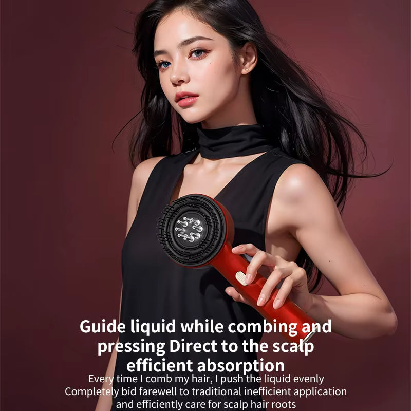 Revitalize Your Scalp: Electric Vibration Massage Comb with Infrared Technology for Hair Growth and Anti-Hair Loss Solutions