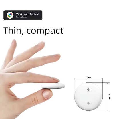 Magnetic Waterproof Android Airtag Tracker - Shockproof Smart Locator with Protective Cover for Google Find My