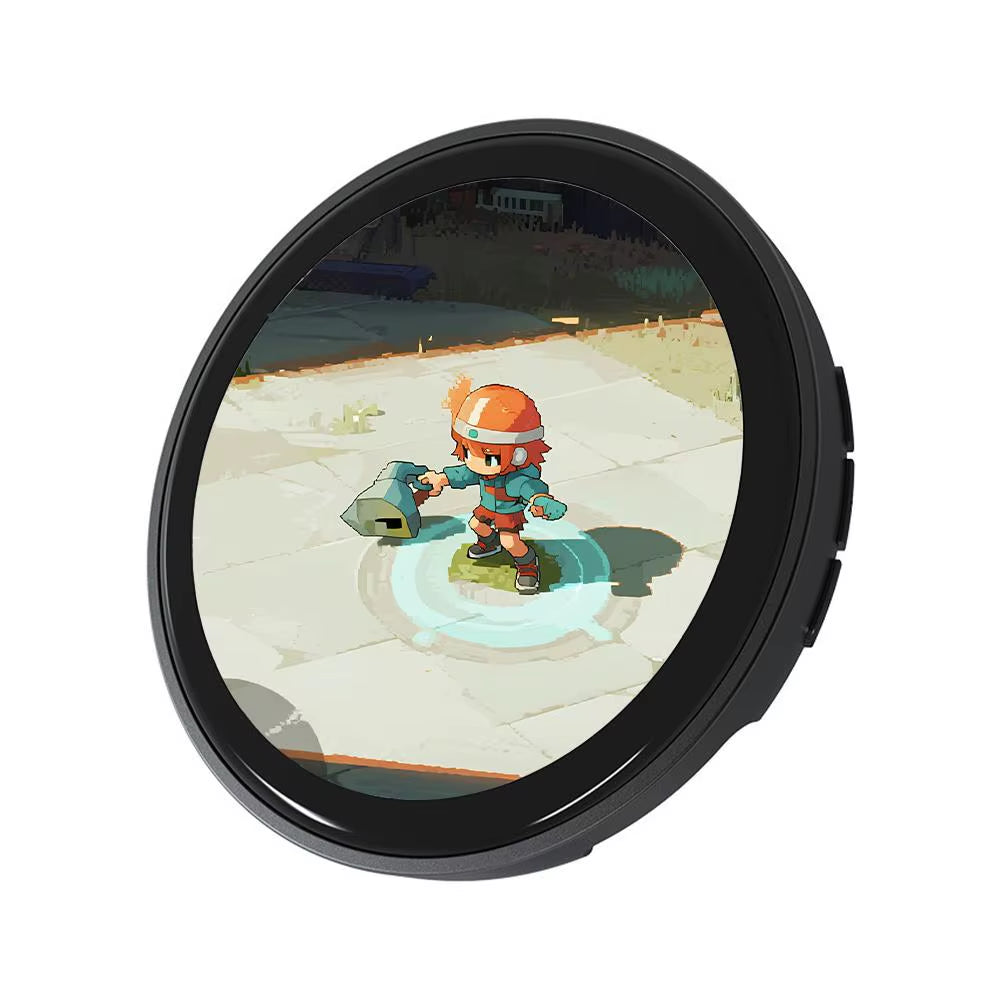 Bluetooth Smart Cyber Badge with 1.85" HD Touch Screen - Display Images, GIFs, Text, and Short Videos!