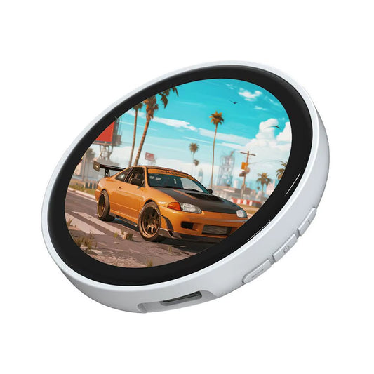 Bluetooth Smart Cyber Badge with 1.85" HD Touch Screen - Display Images, GIFs, Text, and Short Videos!