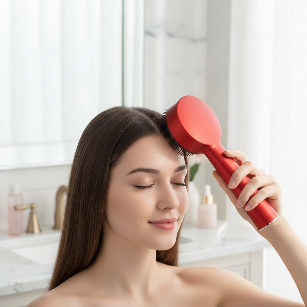 Revitalize Your Scalp: Electric Vibration Massage Comb with Infrared Technology for Hair Growth and Anti-Hair Loss Solutions