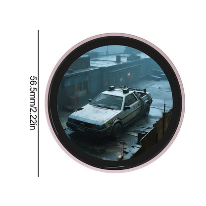 Bluetooth Smart Cyber Badge with 1.85" HD Touch Screen - Display Images, GIFs, Text, and Short Videos!