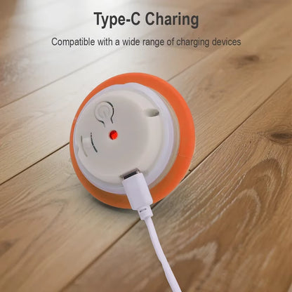 Interactive Rechargeable Cat & Dog Rolling Ball Toy with Faux Tail - Smart Electric Training Toy Imitates Mouse