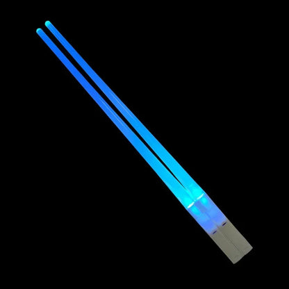Glow-in-the-Dark LED Lightsaber Chopsticks - Reusable, Washable Fun for Sushi Lovers!