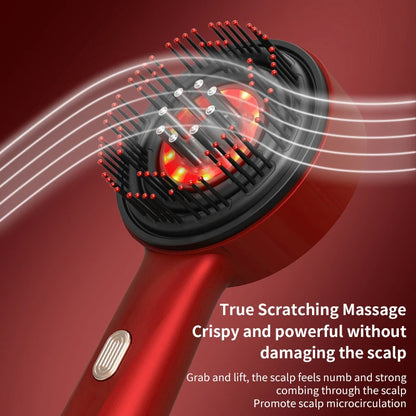 Revitalize Your Scalp: Electric Vibration Massage Comb with Infrared Technology for Hair Growth and Anti-Hair Loss Solutions