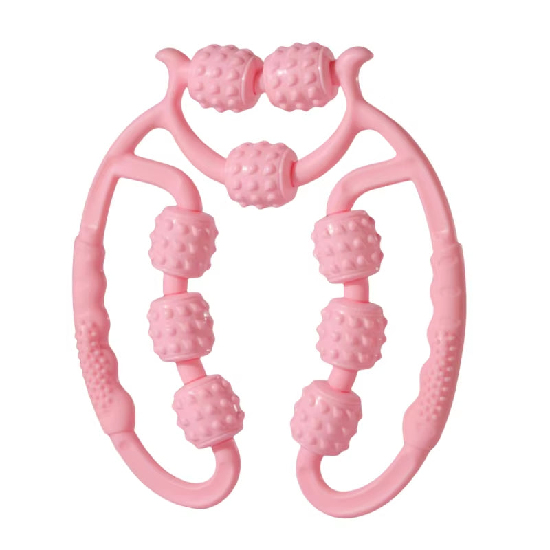 Revitalize Your Legs with the 9-Wheel Calf Massager - Slimming & Relaxation Device for Sports Fitness!