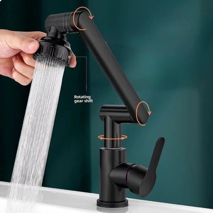 Multifunction 1080° Swivel Kitchen & Bathroom Sink Faucet - Hot & Cold Water Tap