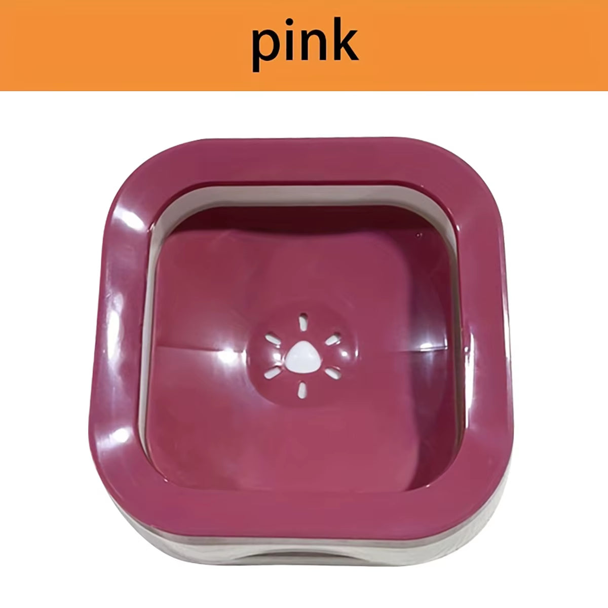 No-Spill Dog Floating Water Bowl - Slow Feeder & Non-Slip Pet Drinking Fountain